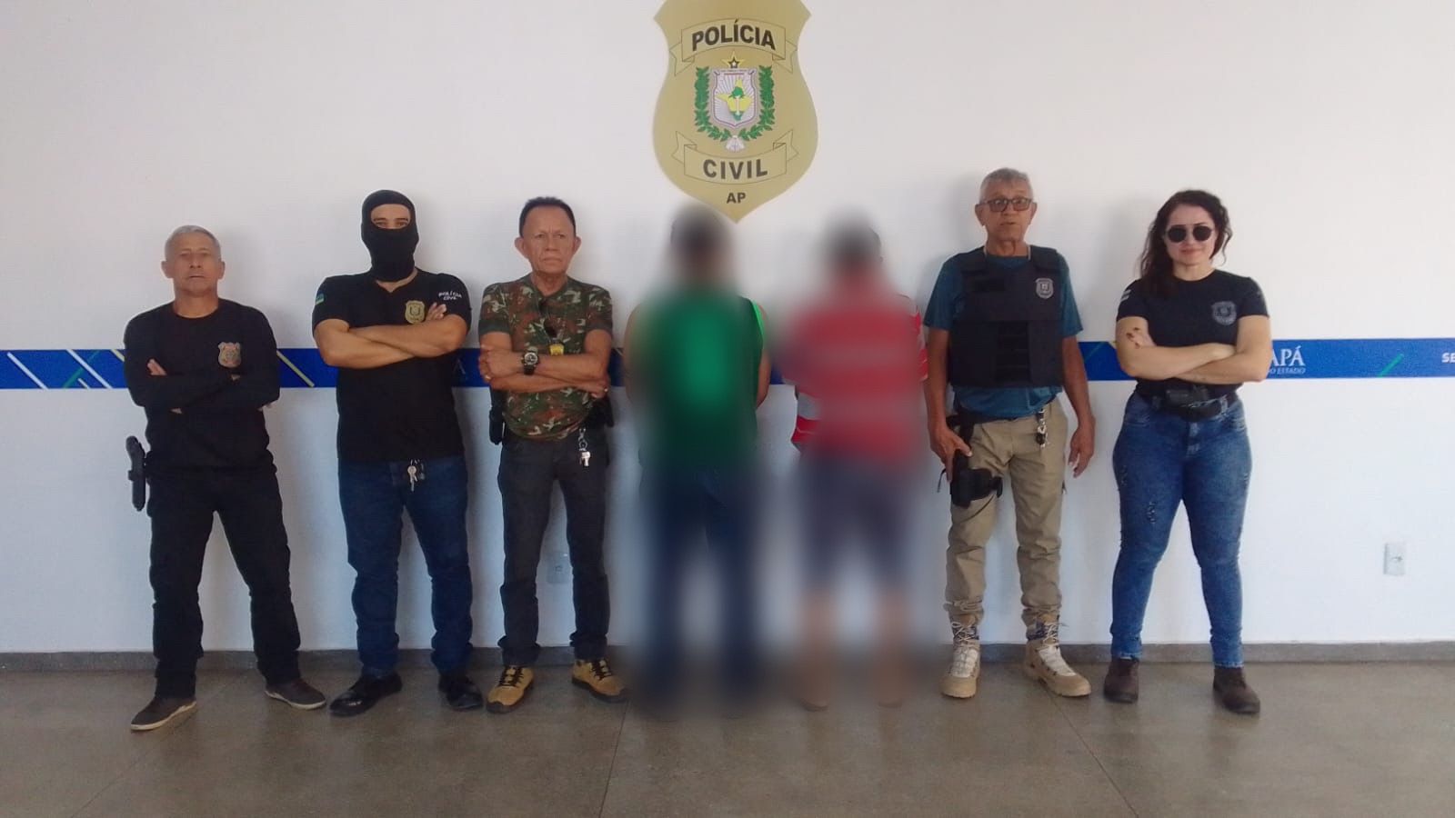EM MACAPÁ, POLÍCIA CIVIL PRENDE DOIS INDIVÍDUOS CONDENADOS JUDICIALMENTE POR ESTURPO DE VULNERÁVEL 